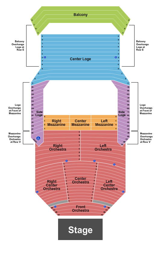 Uihlein Hall Beauty and the Beast Seating Chart